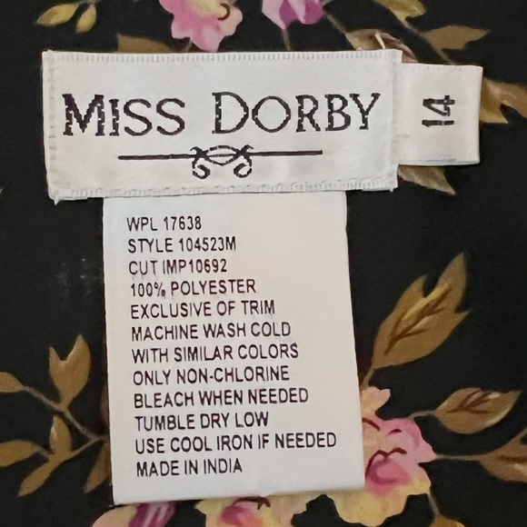 Miss Dorby 80s-90s Floral Print Maxi Dress - Picture 6 of 6